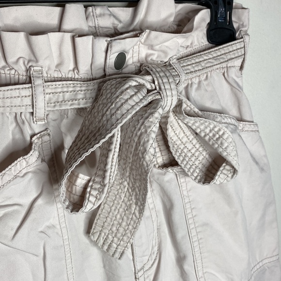 Abercrombie & Fitch paperbag ultra high waist front tie carpenter pants size XS - Picture 6 of 12